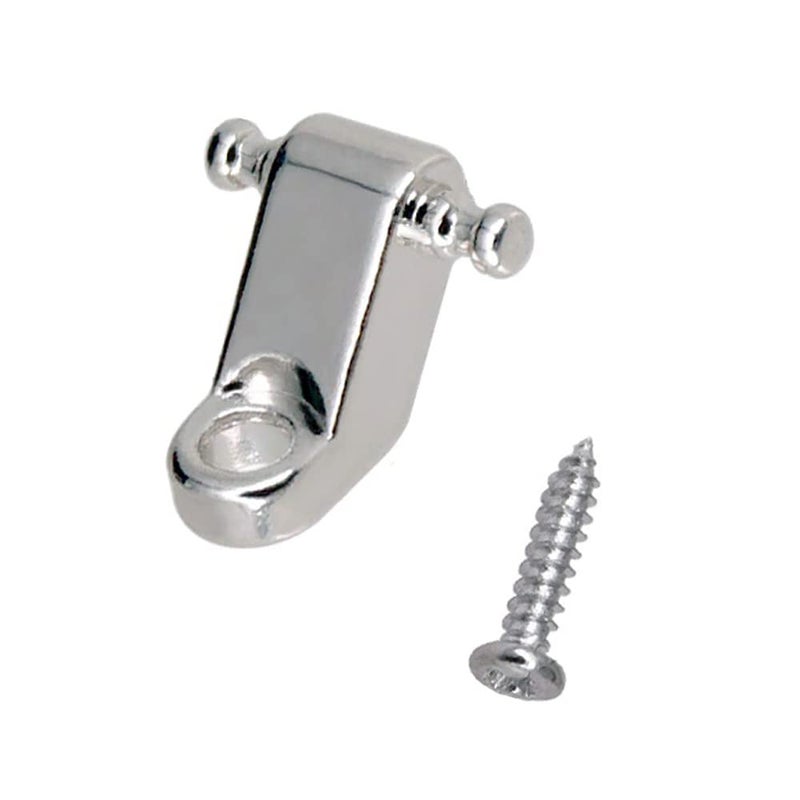 JD.Moon Electric Guitar String Retainers Tree Standard Roller String Guides Pack of 2pcs (Chrome) - Image 2